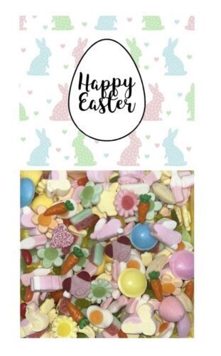 Happy Easter Bunny Chocolates Gifts Present Retro Sweet Box Hamper Fudge