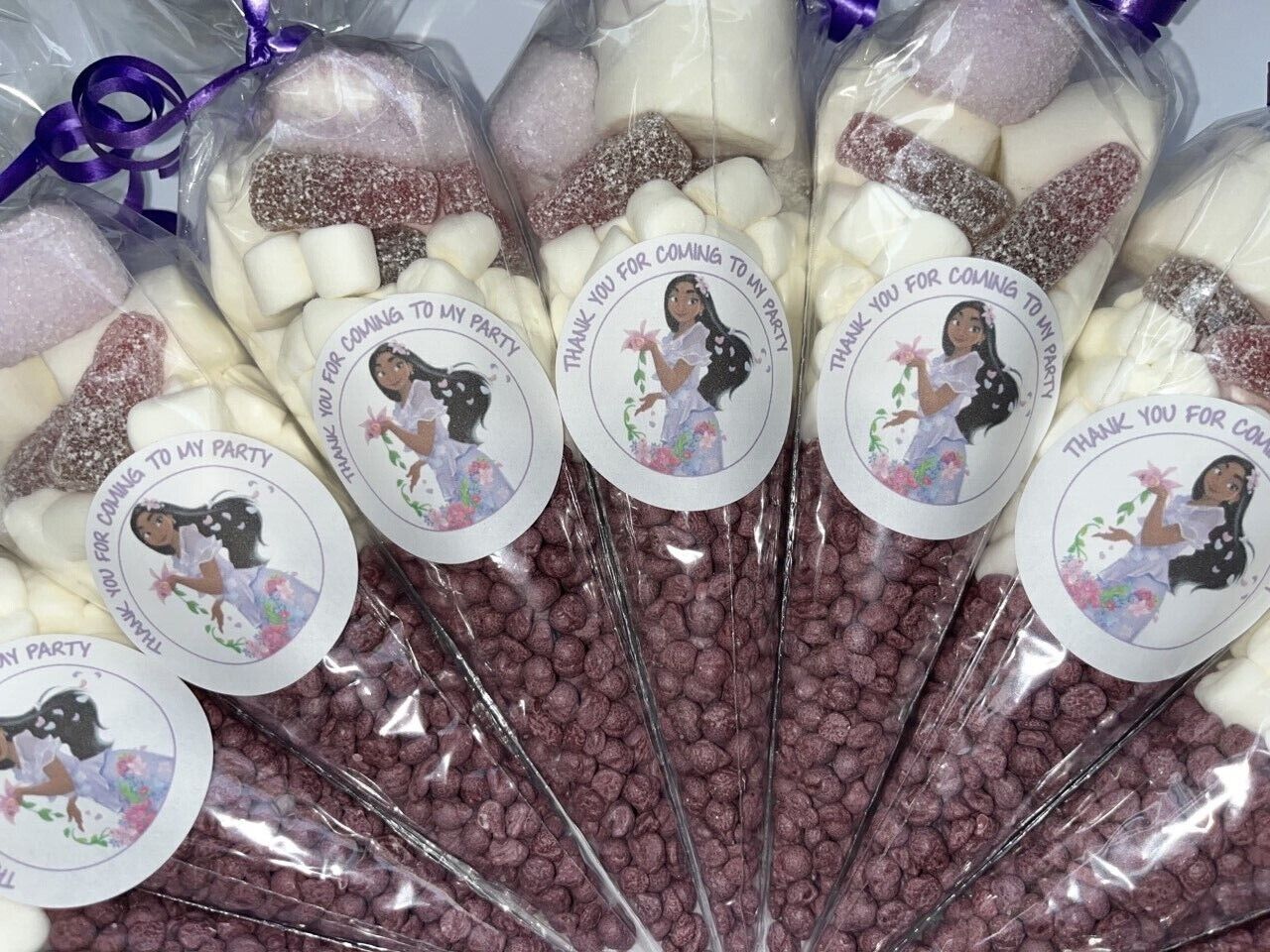 Encanto Inspired Themed Sweet Candy Cones Sweets Party Bags Filled Party Gift Birthday