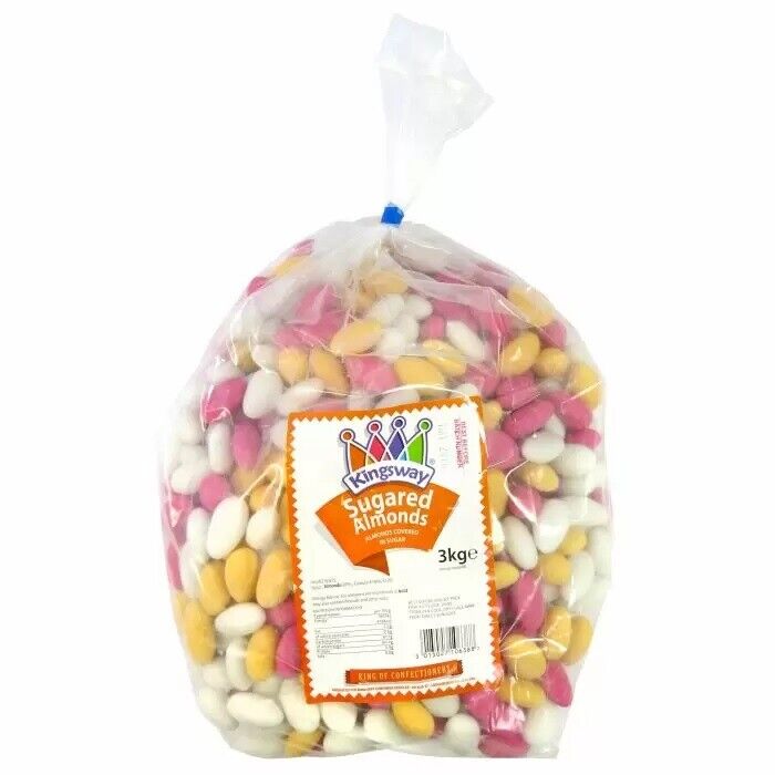 Kingsway Sugared Almonds Sweet Candy Buffet Pick n Mix Wedding Favours