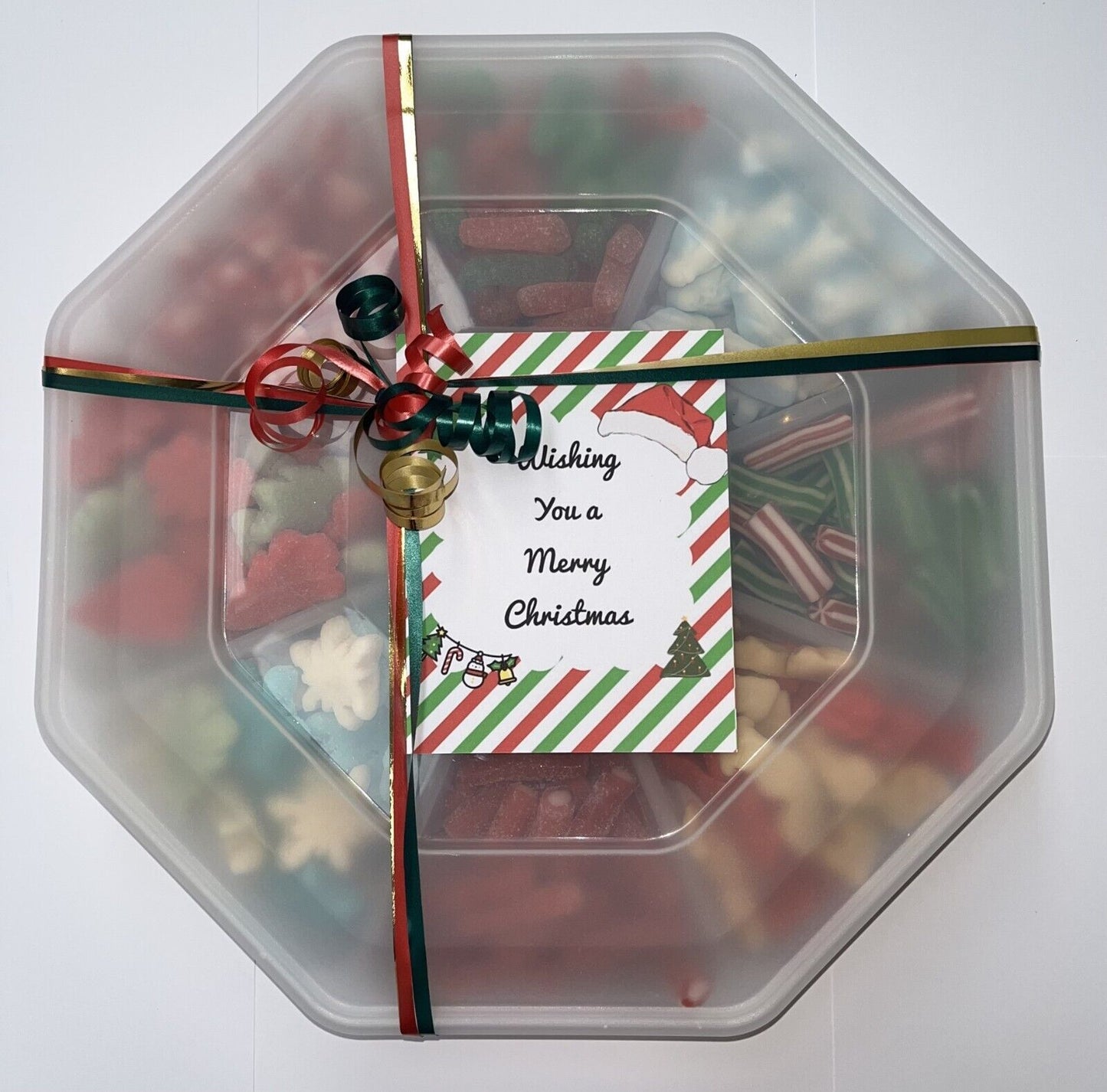 Christmas Eve Day Pick n Mix Sweets Candy Assortment Platter Gift Present