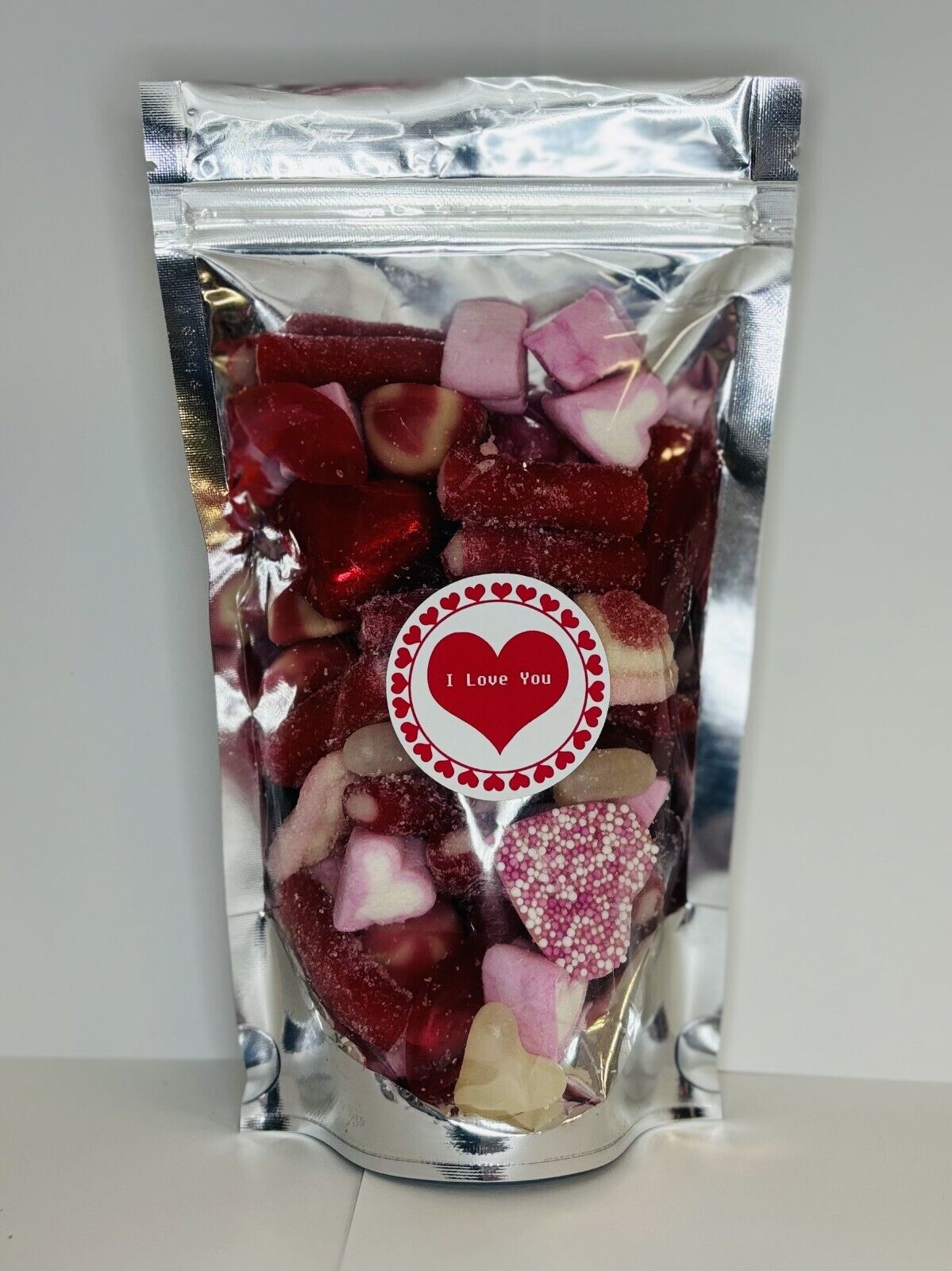 I Love You Mothers Day Filled Pick N Mix Sweet Treat Pouch Love Heart Easter