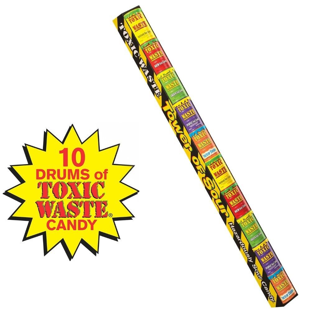 Toxic Waste Tower Of Sour Box 420g Christmas Gift