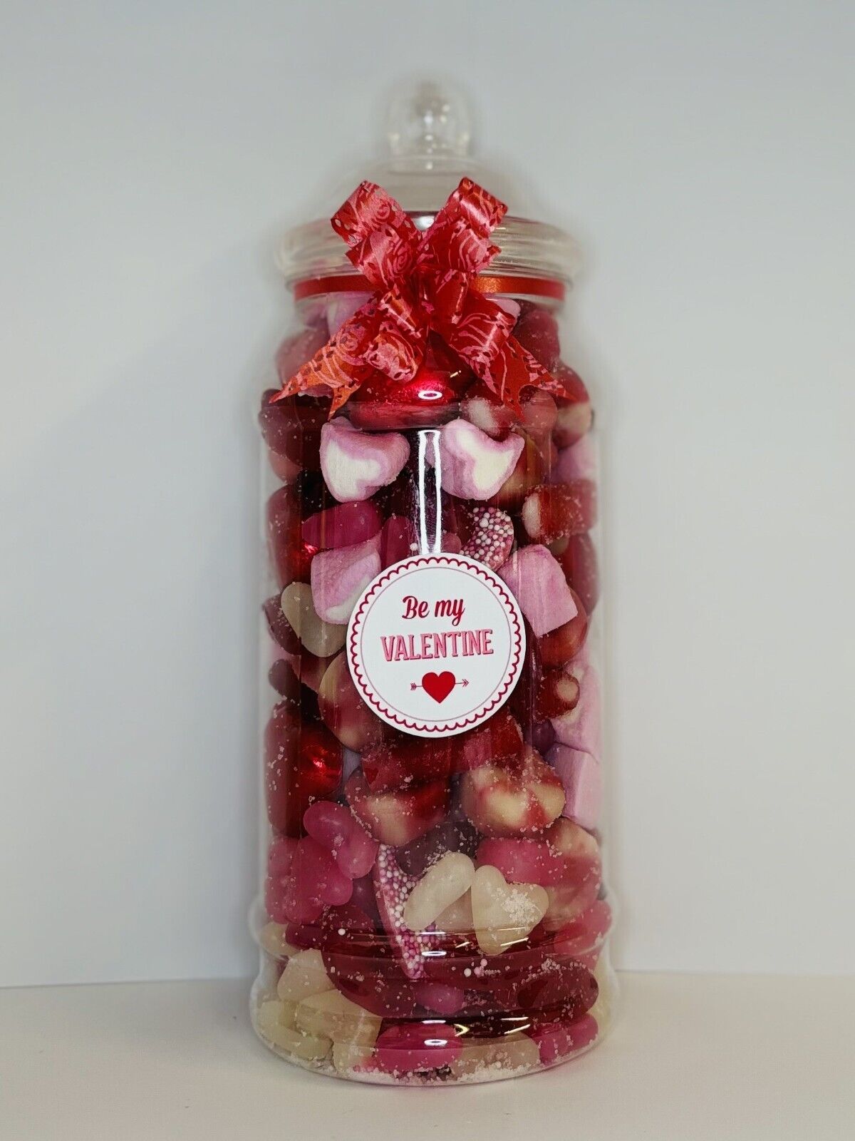 Be My Valentine Valentines Day Filled Pick Mix Sweet Victorian Jar Gift Present