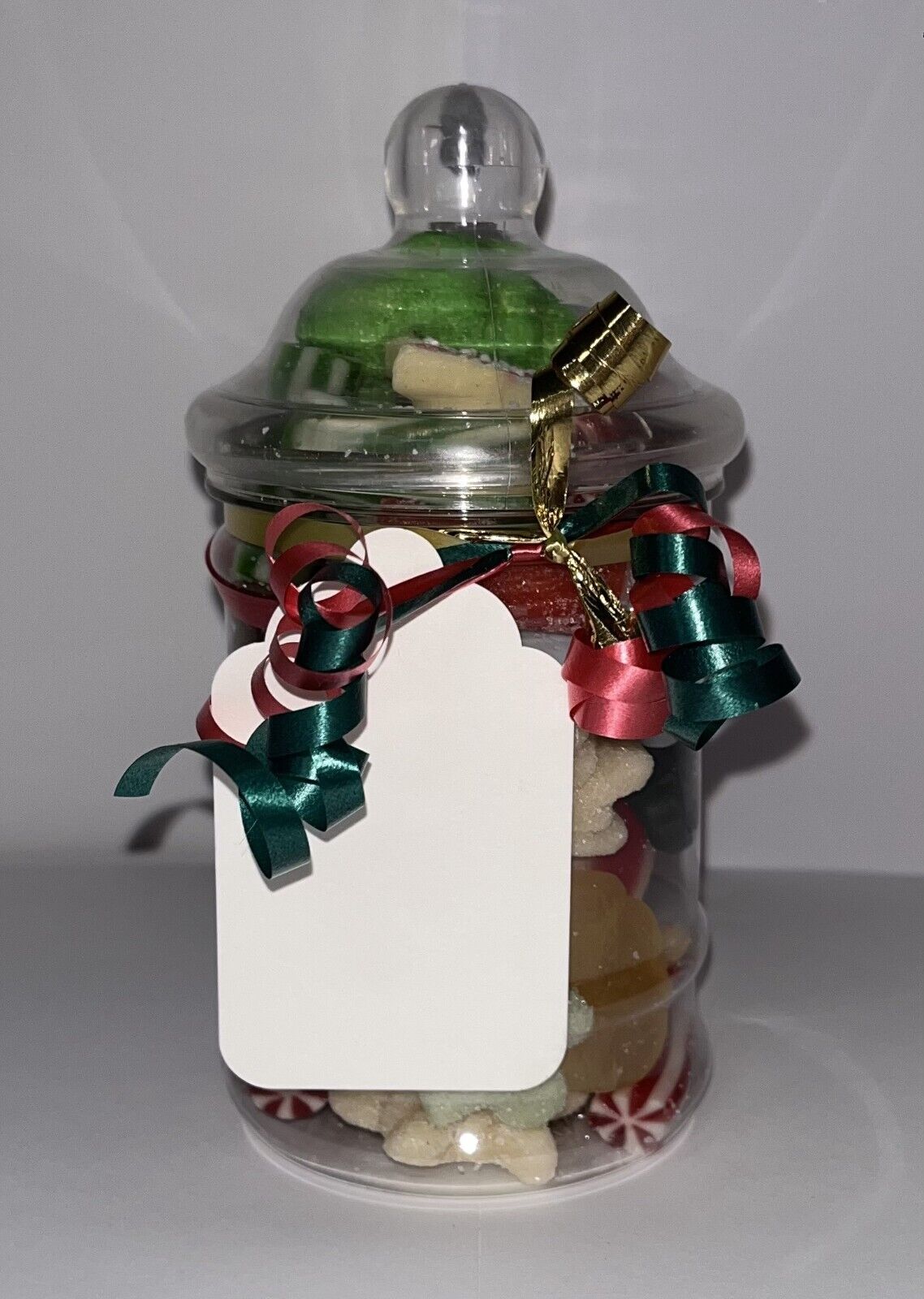 Christmas Xmas Filled Pick N Mix Sweet Victorian Jar Gift Personalised Present