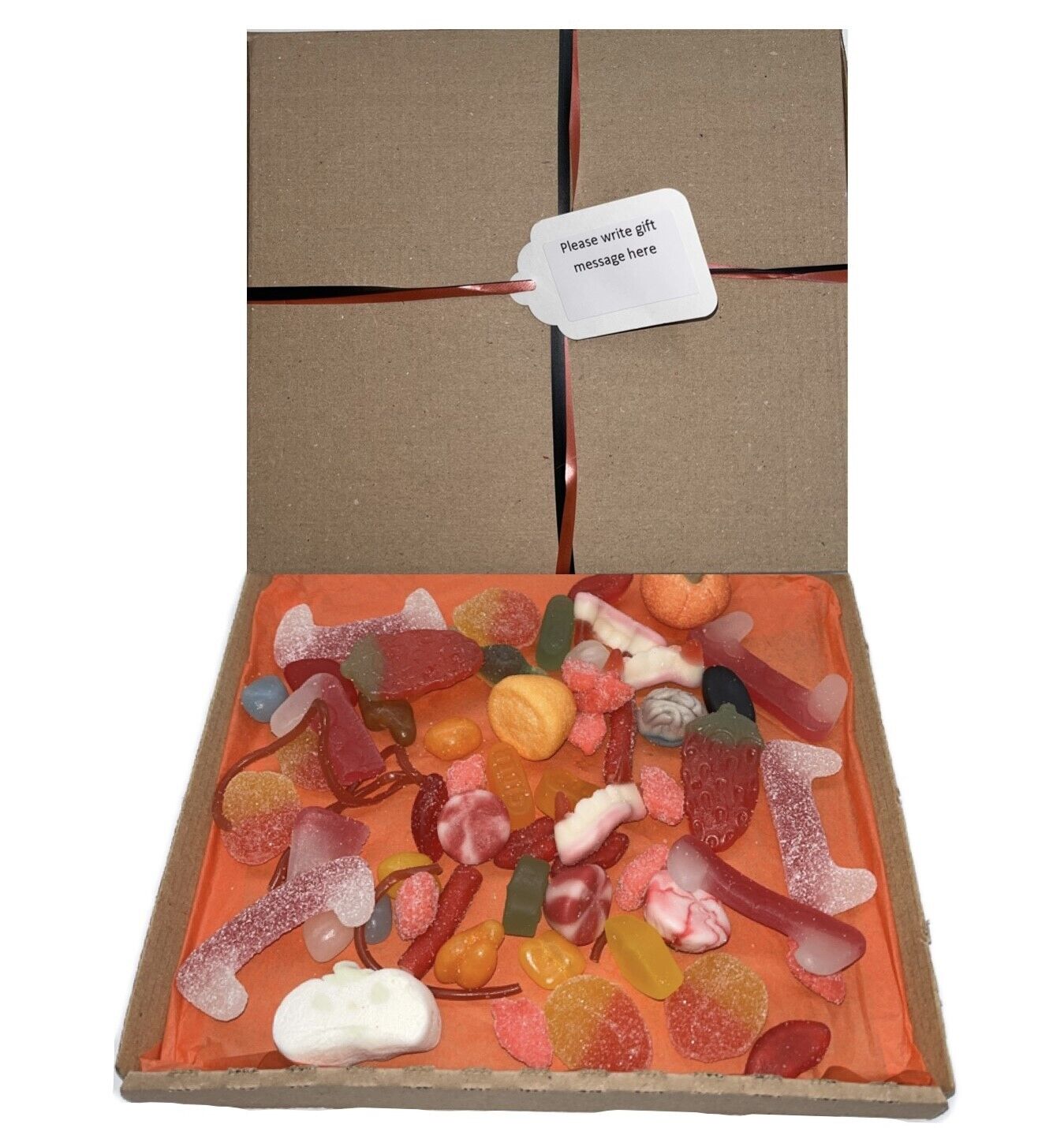 Happy Halloween Gift Pick n Mix Retro Gummy Sweets Hamper Present Trick or Treat