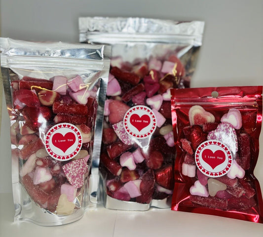 I Love You Mothers Day Filled Pick N Mix Sweet Treat Pouch Love Heart Easter