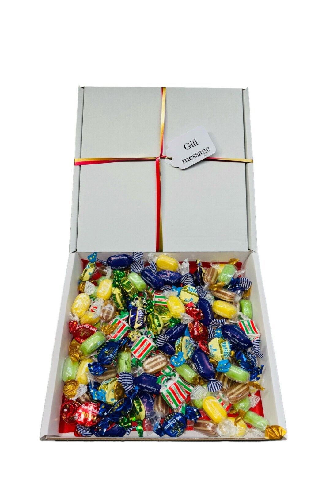 Happy Birthday Traditional Toffee Hard Boiled Pick n Mix Gift Sweets Box Hamper