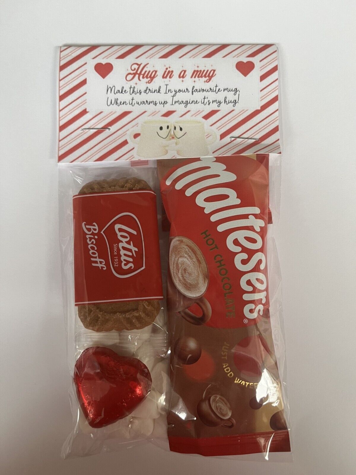 Hug In A Mug Thinking Of You Cadburys Hot Chocolate Biscuit Gift Set Mothers Day / Valentine Day Present