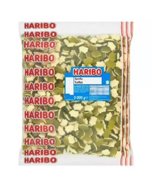 Haribo Terrific Turtles Bubblegum Flavour Gummy Sweet Candy Buffet Pick n Mix