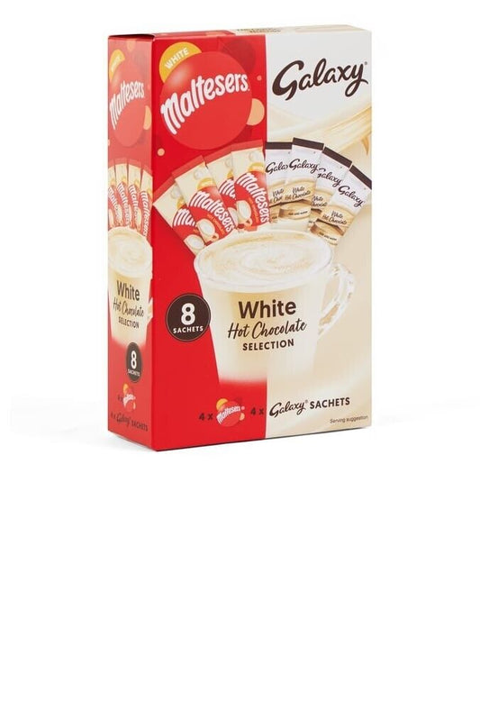 Maltesers & Galaxy White Hot Chocolate Selection Christmas Gift Set