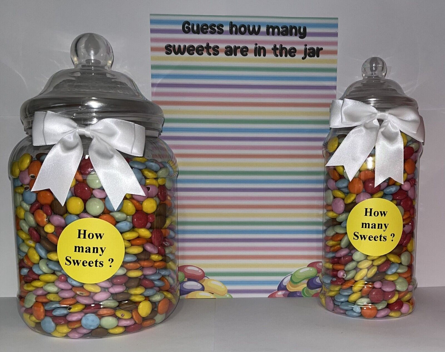 How Many Chocolate Beans Birthday Party Guess How Many Sweets In Jar Game