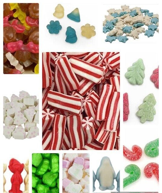 Christmas Xmas Festive Gummy Candy Buffet Sweets Treat Pick N Mix Gift Stocking