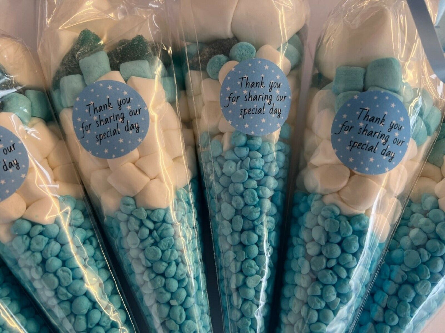 Thank You for Sharing Our Special Day Sweet Candy Cones Sweets Wedding Gift