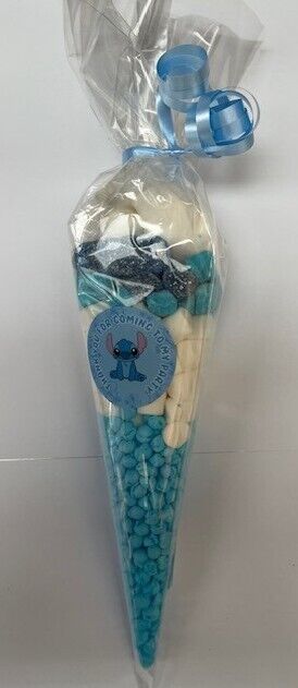 Lilo & Stitch Inspired Themed Birthday Sweet Candy Cones Sweets Party Bags Filled Push Pop