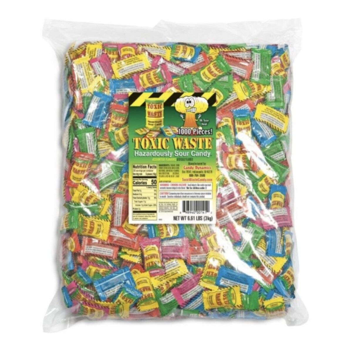 Toxic Waste Sour Chew Bars Pick N Mix Sweets Retro Party Piñata Candy Buffet