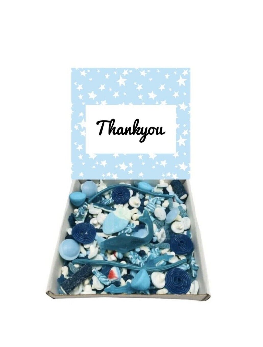 Thank You Gift Pick n Mix Retro Gummy Sweets Chocolate Hamper Present