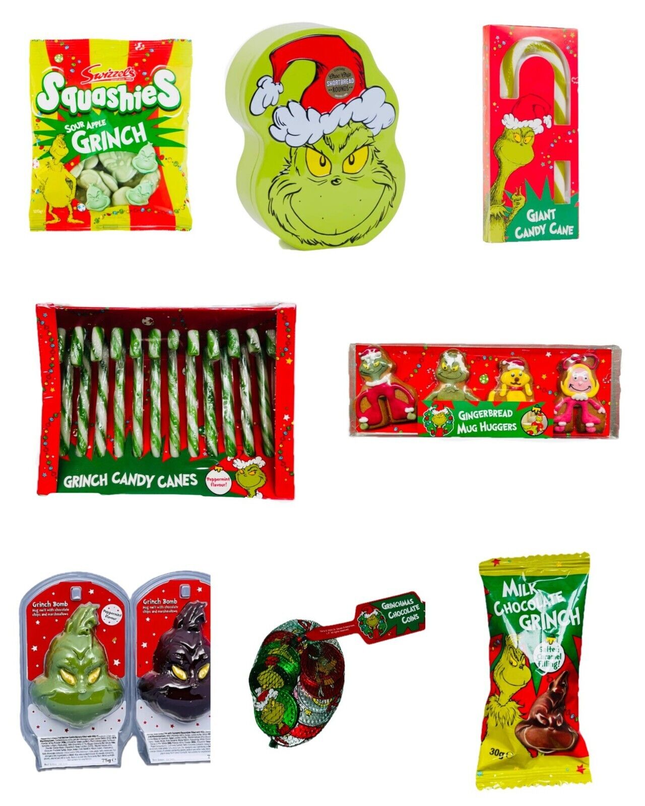 Grinch Merry Grinchmas Stocking Fillers Christmas Eve Box Novelty Gift Sweets