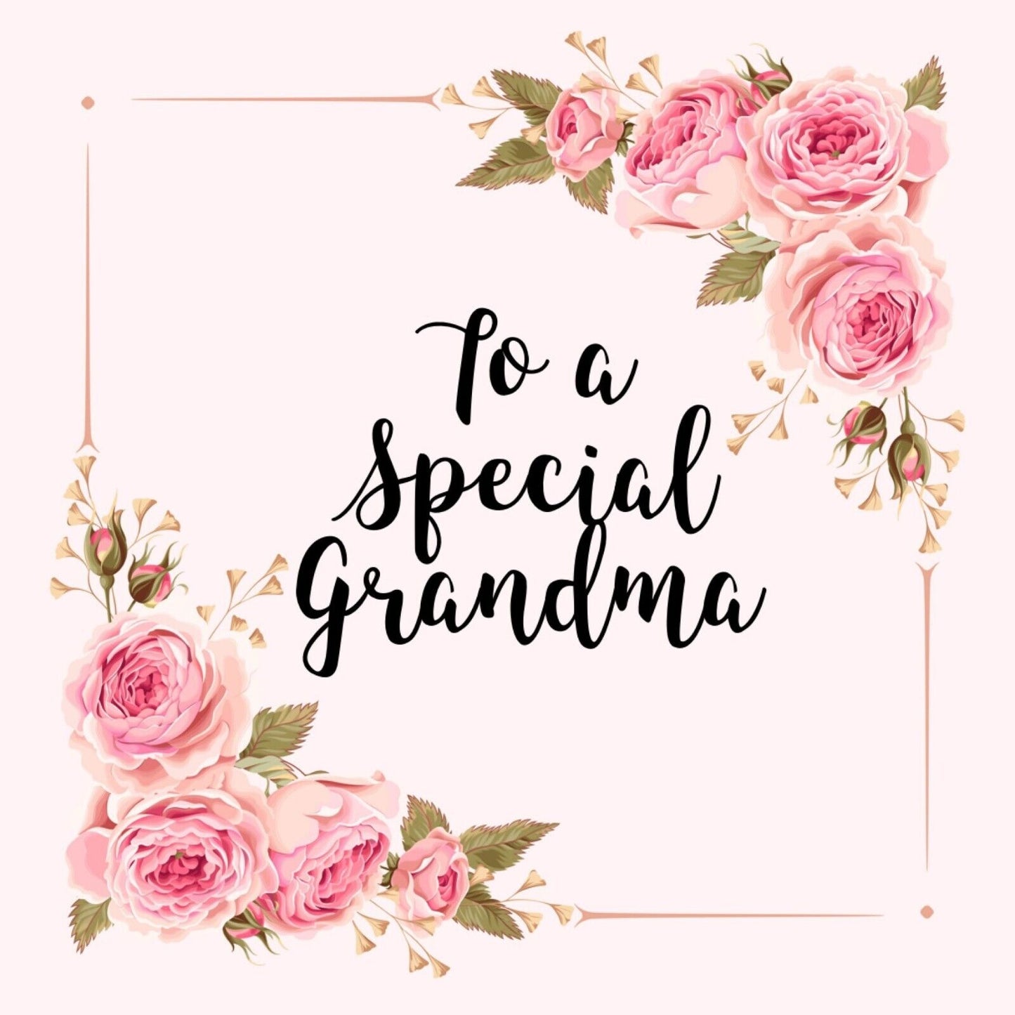 Special Grandma Pink Flowers Gift Pick n Mix Sweets Chocolate Hamper Present