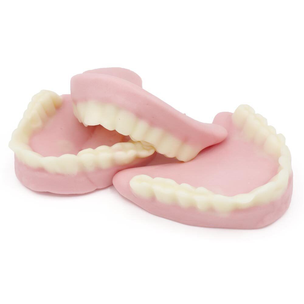 Kingsway Dentures Teeth Strawberry Flavour Gummy Sweet Candy Buffet Pick n Mix