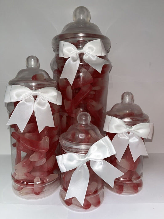 Dracula Teeth Gummy Sweet Candy Cart Buffet Victorian Jar Gift Present Halloween