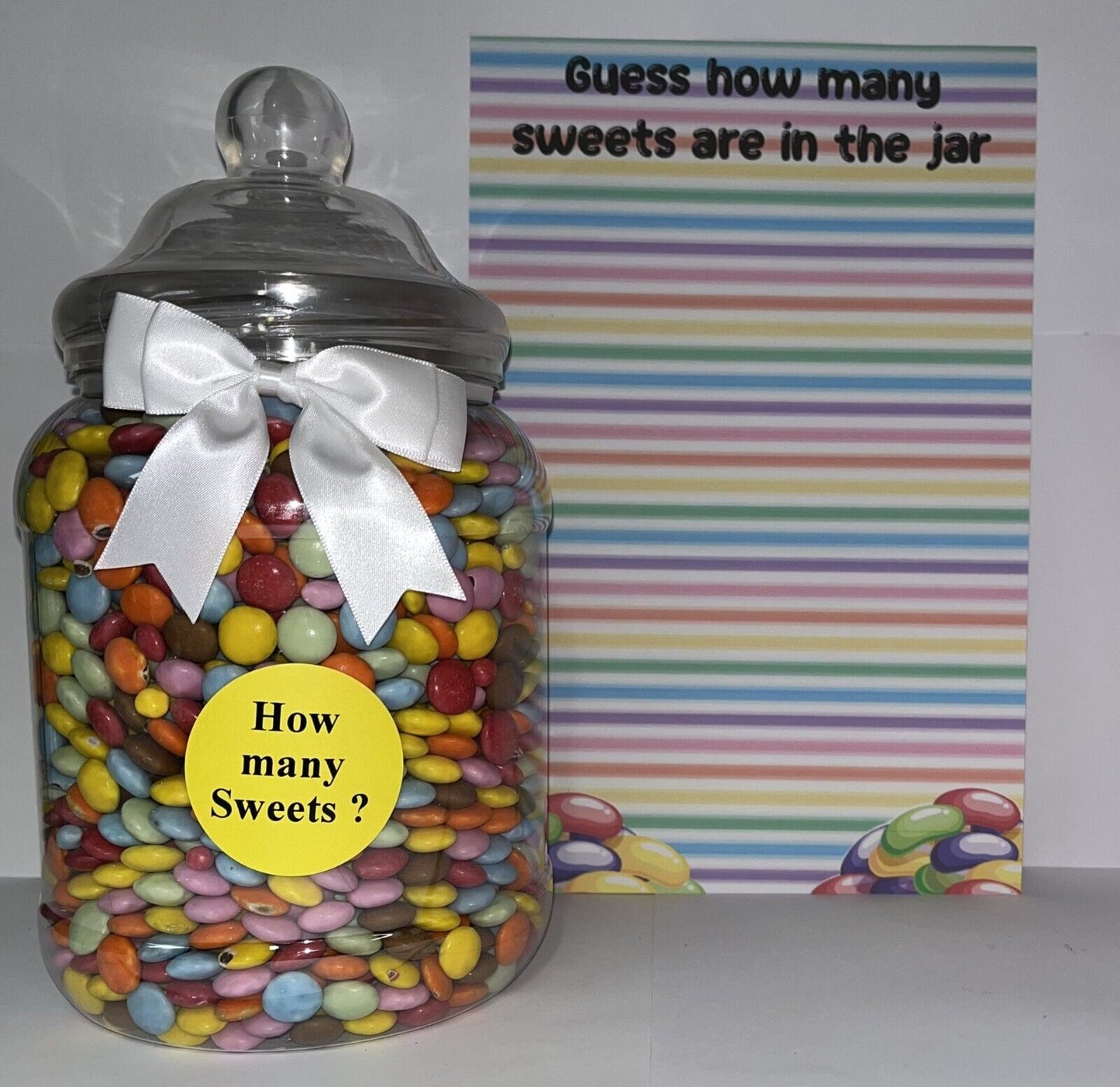 How Many Chocolate Beans Birthday Party Guess How Many Sweets In Jar Game