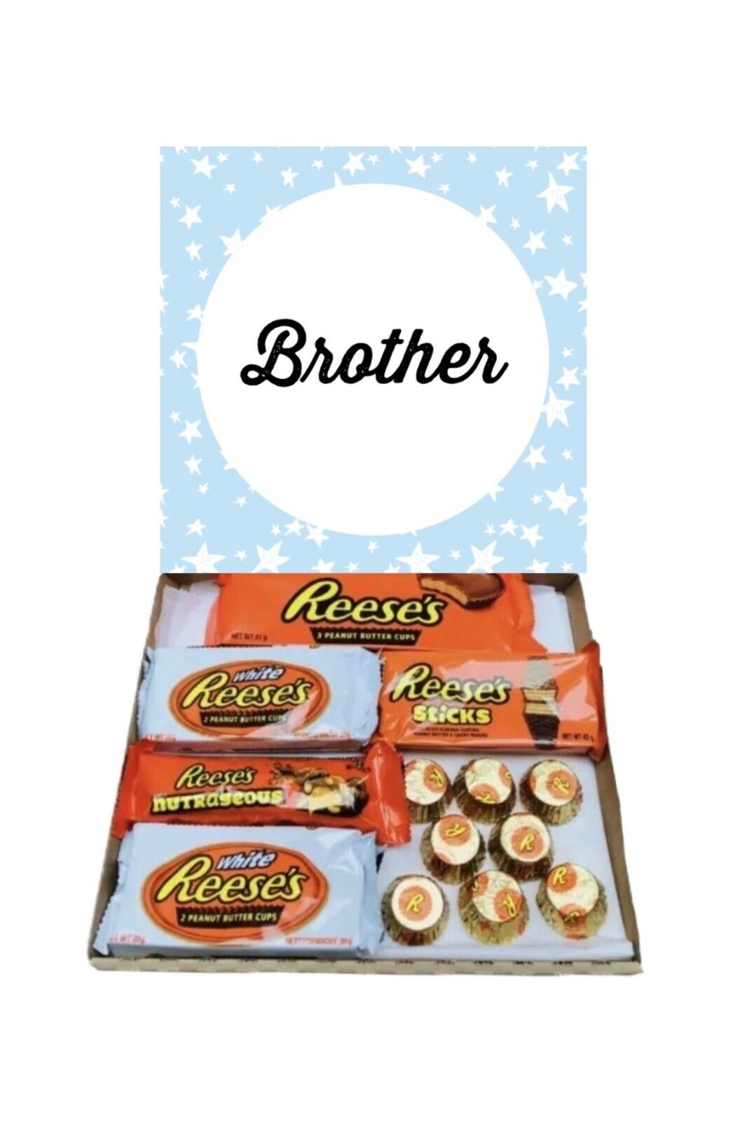 Brother Birthday Gift Pick n Mix Retro Gummy Sweets Chocolate Hamper Present