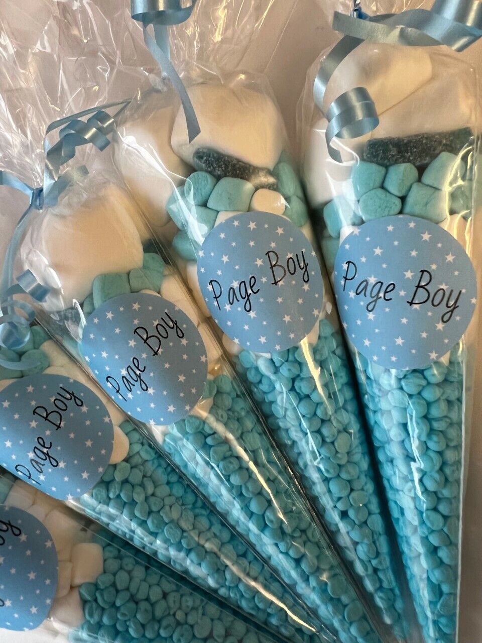 Page Boy Sweet Candy Cones Sweets Wedding Party Filled Gift Cone favors