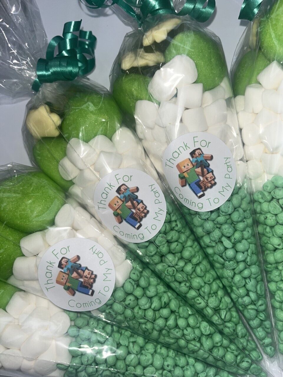 Minecraft Gaming Gamer Sweet Candy Cones Sweets Party Bags Filled Party Bag Gift