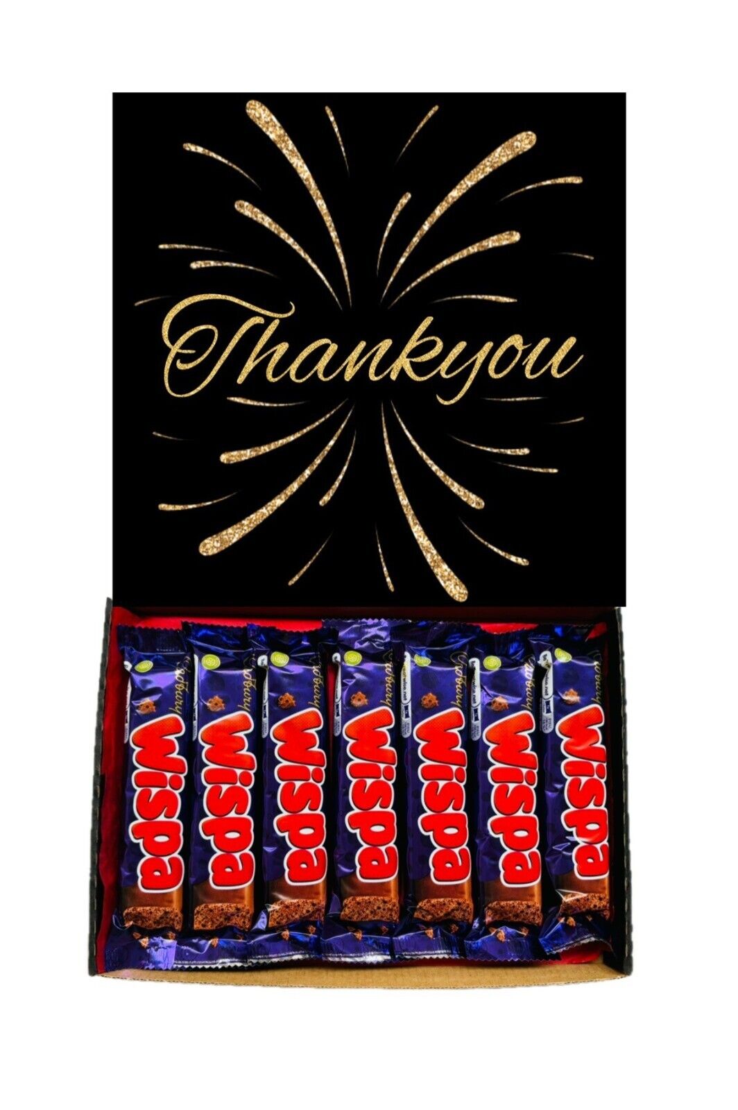 Thank You Gift Cadbury Chocolate Hamper Wispa Boost Freddo Flake Twirl