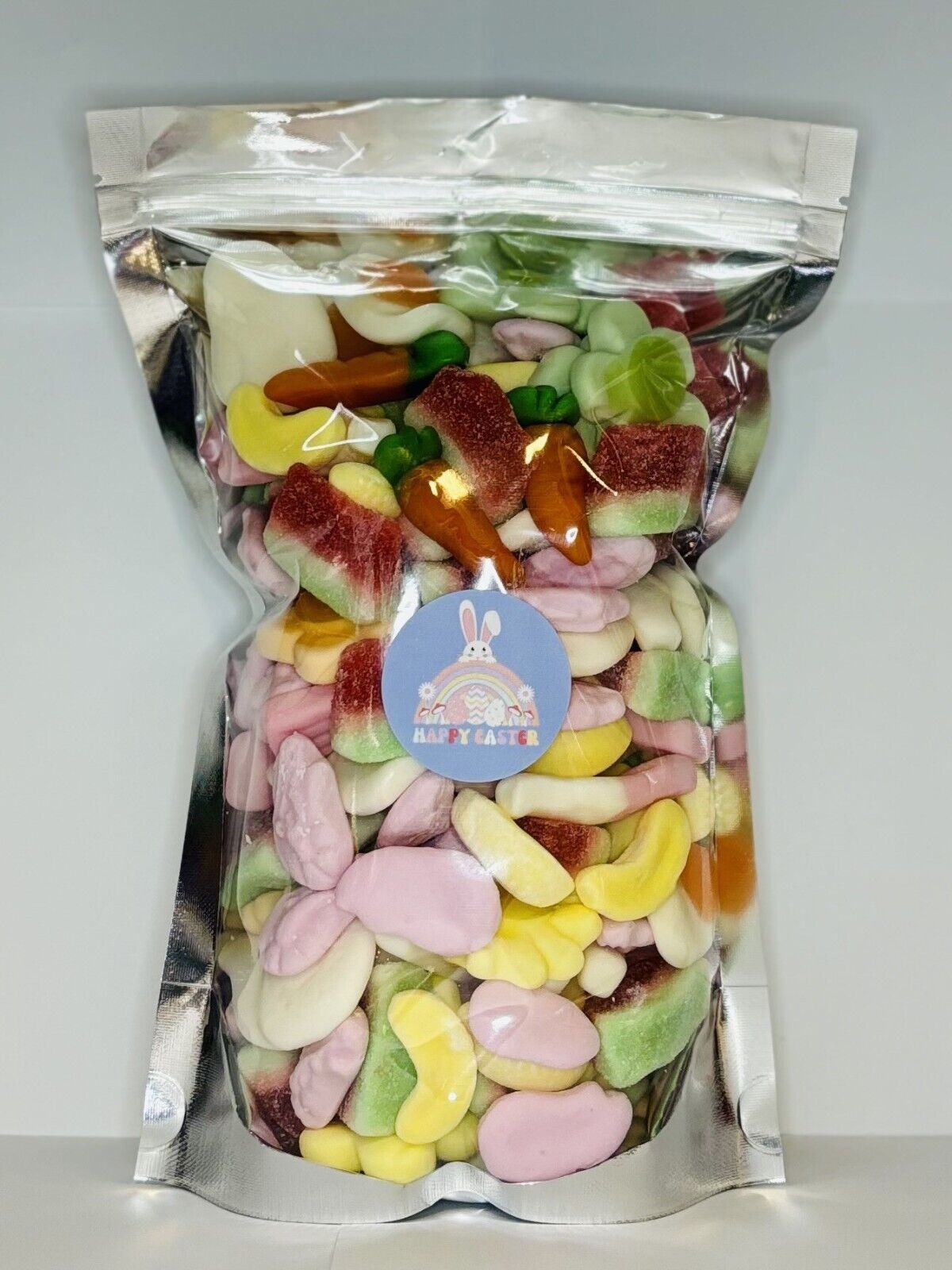 Happy Easter Filled Gummy Pick N Mix Sweet Treat Pouch