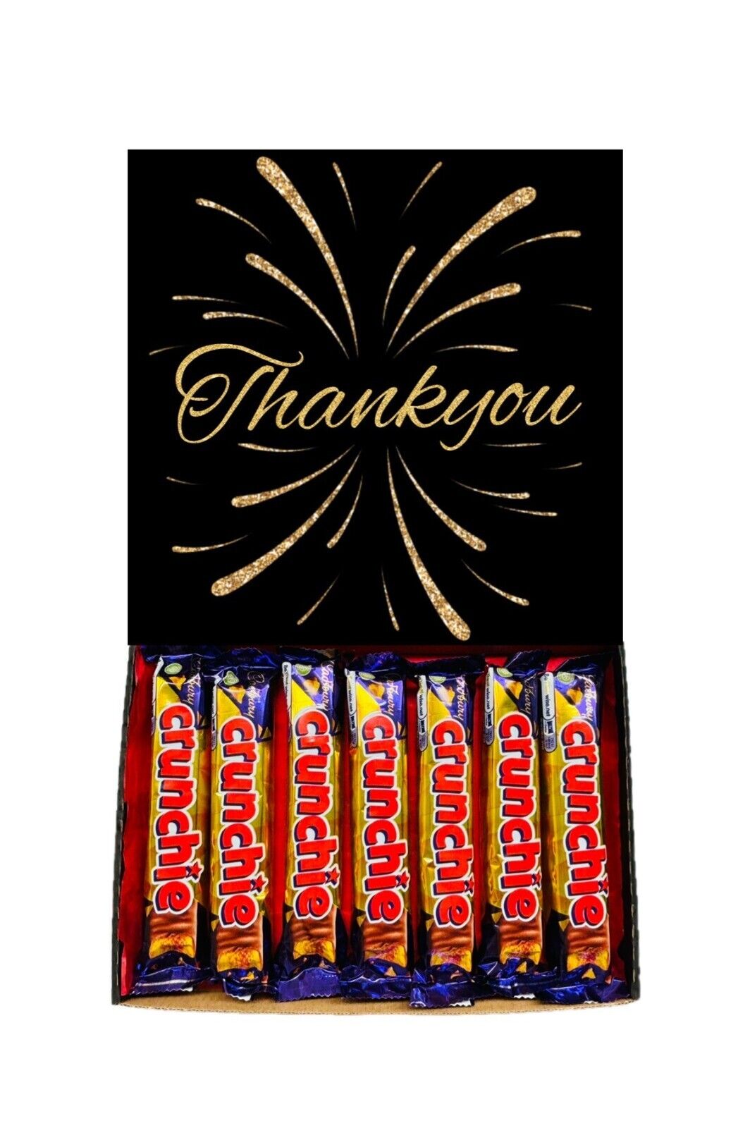 Thank You Gift Cadbury Chocolate Hamper Wispa Boost Freddo Flake Twirl