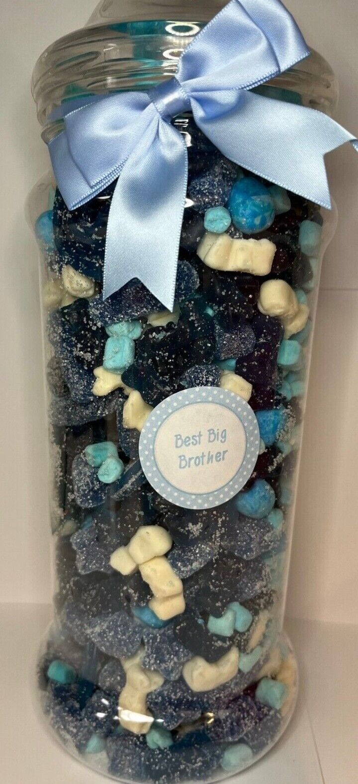 Best Big Brother Filled Pick N Mix Sweet Victorian Jar Gift Personalised Present