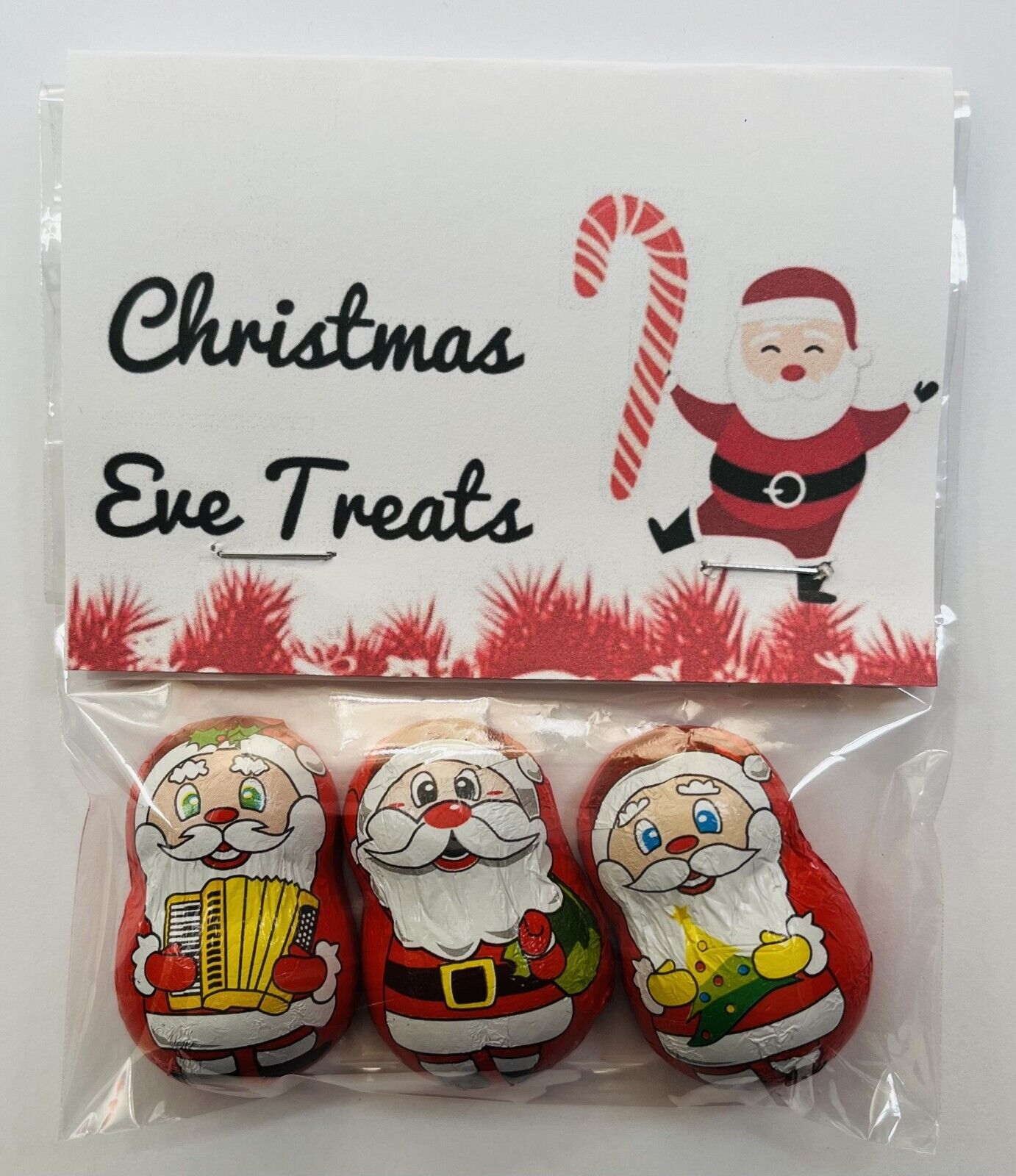 Christmas Eve Treats Fillers Stocking Hot Chocolate Gift Santa Coins Sweets