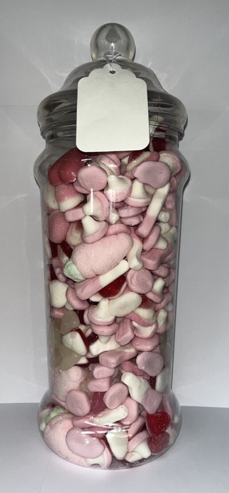 Filled Pink Pick N Mix Sweet Candy Buffet Victorian Jar Gift Personalised