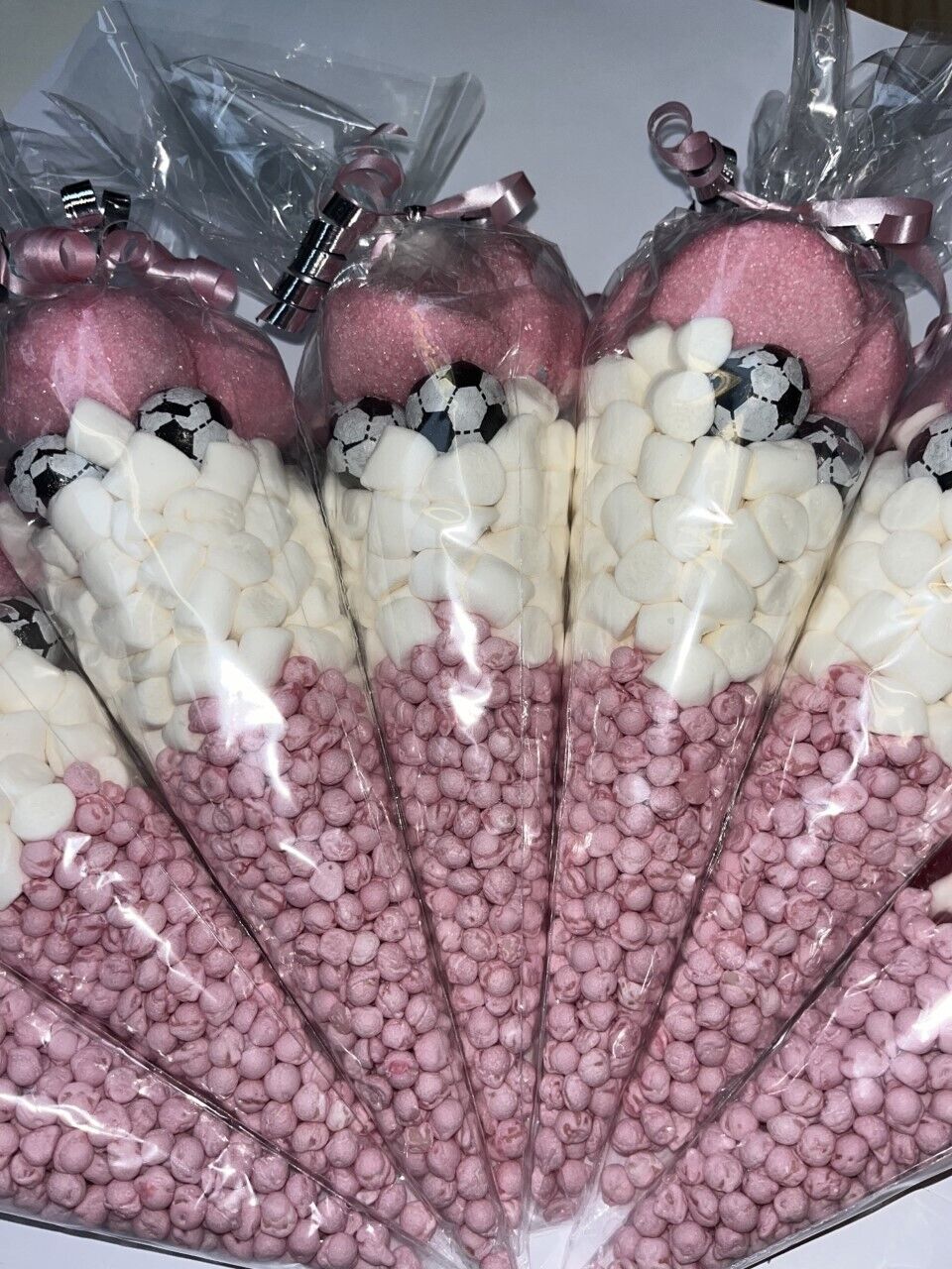 Pink & Blue Millions Sweet Candy Cones Sweets Handmade Party Birthday Baby Shower Gender Reveal Gift Cone (1 Cone)