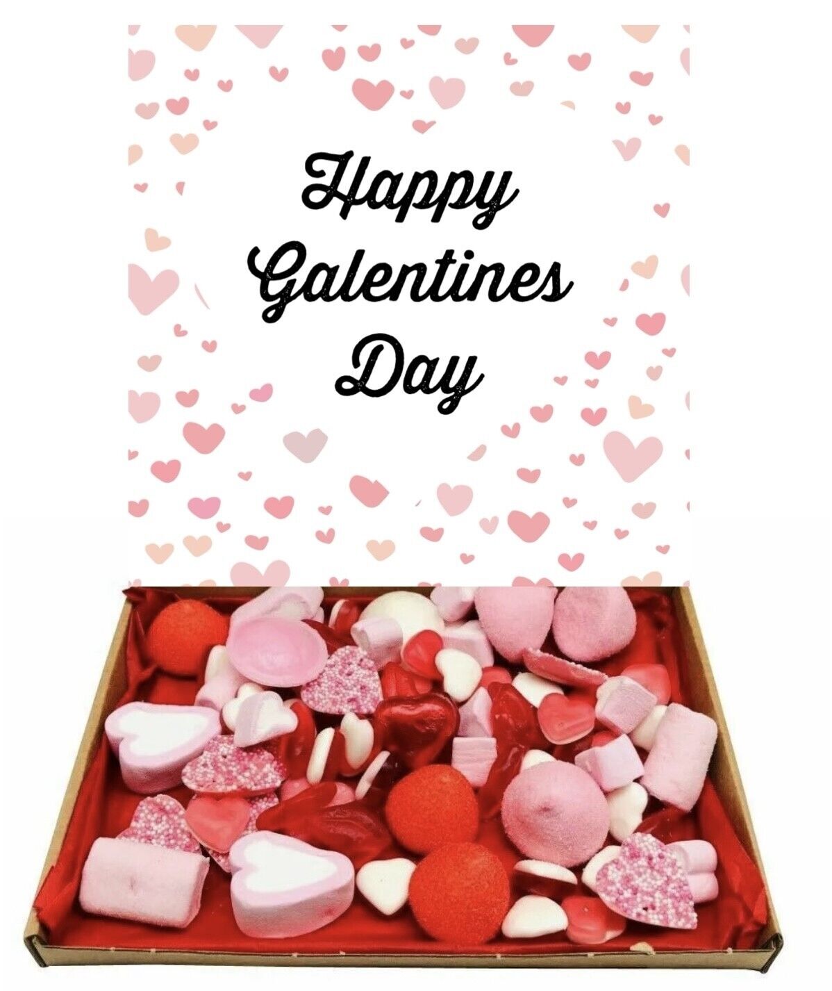 Happy Galentines Day Gift Pick n Mix Sweets Chocolate Hamper Present Valentines