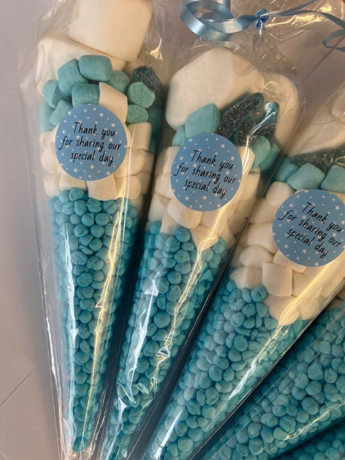 Thank You for Sharing Our Special Day Sweet Candy Cones Sweets Wedding Gift