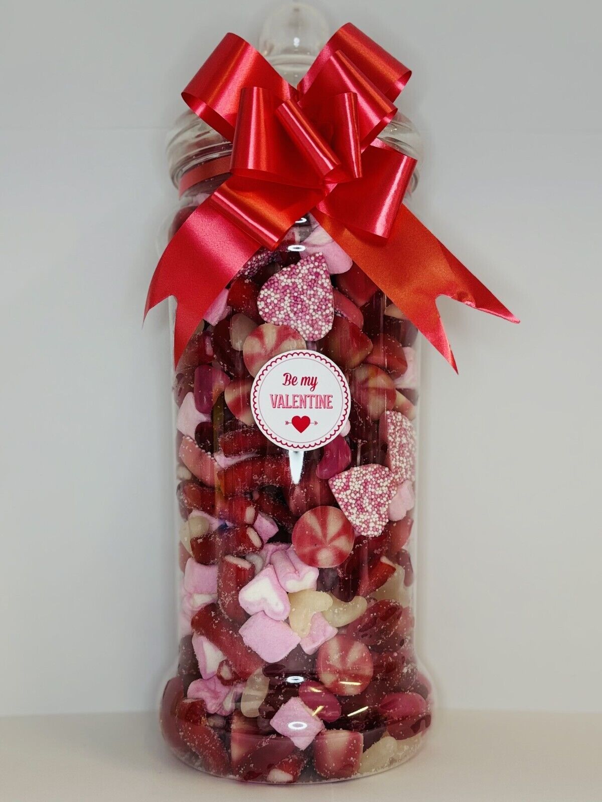 Be My Valentine Valentines Day Filled Pick Mix Sweet Victorian Jar Gift Present