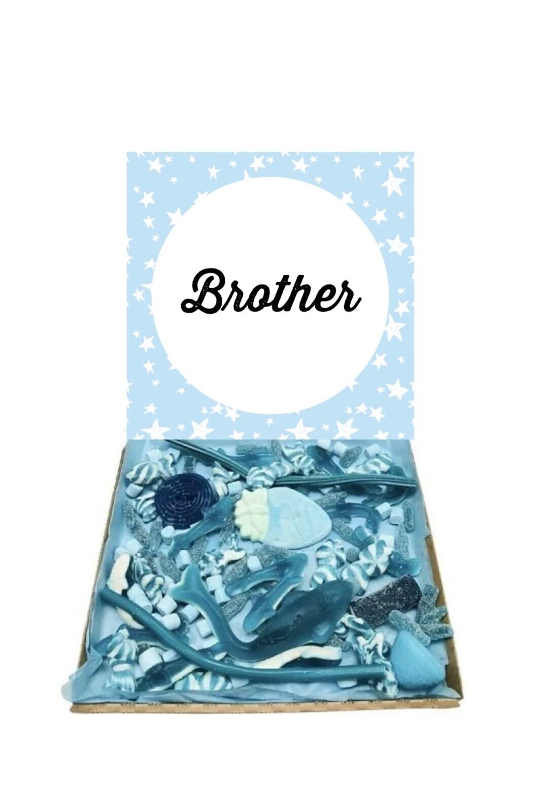 Brother Birthday Gift Pick n Mix Retro Gummy Sweets Chocolate Hamper Present