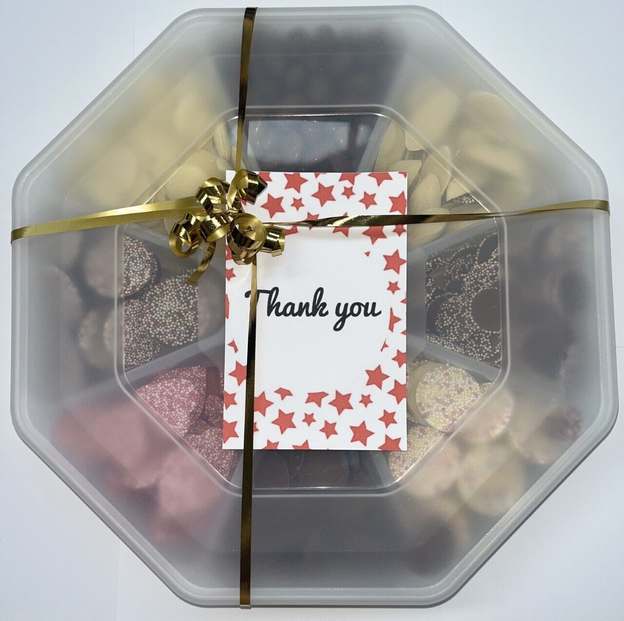 Assorted Chocolate Milk White Candy Assortment Platter Gift Present Birthday Thank You