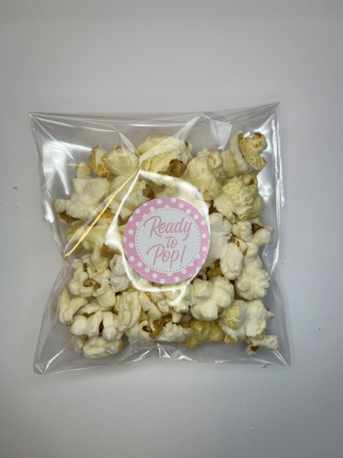 Ready To Pop Baby Shower Sweet Popcorn Party Bag Favour Filler Pink Blue Yellow