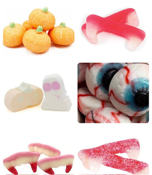 Halloween Trick or Treat Gummy Candy Buffet Sweets Treat Pick N Mix Gift