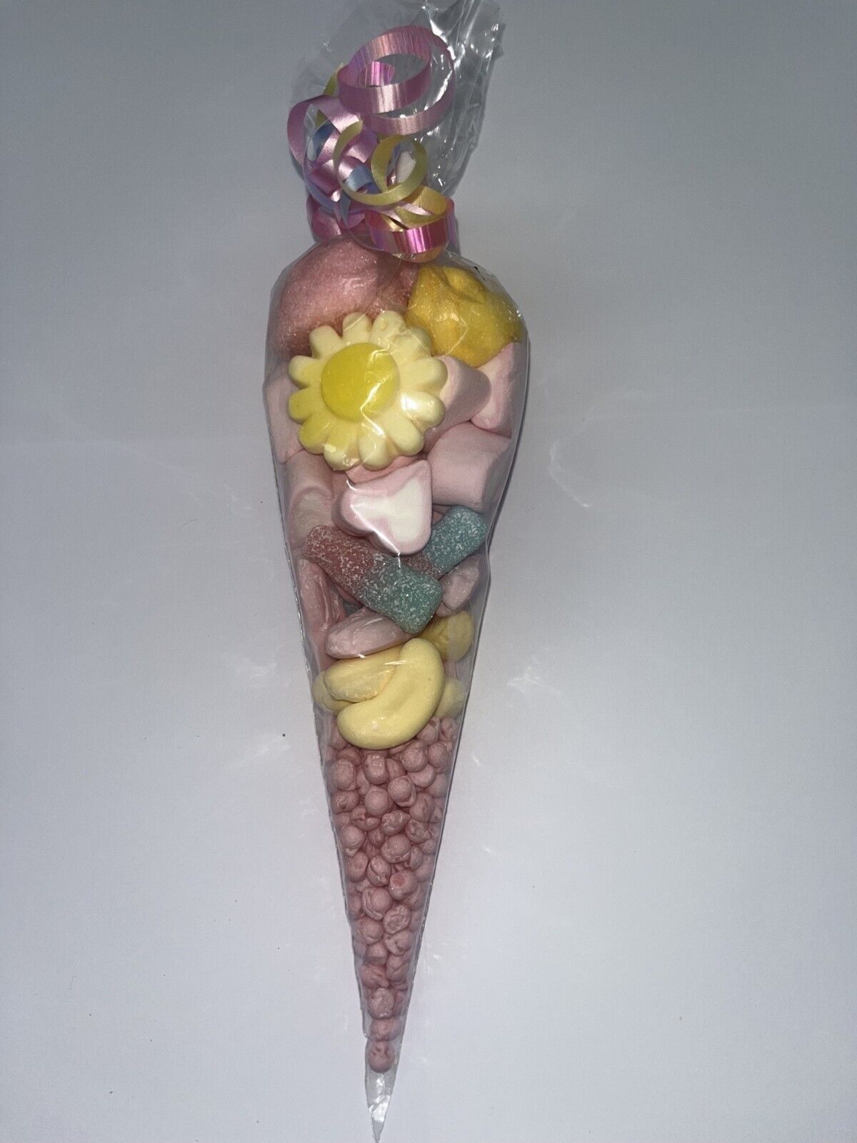 Pastel Birthday Favours Sweet Candy Cones Sweets Party Bags Filled Push Pop