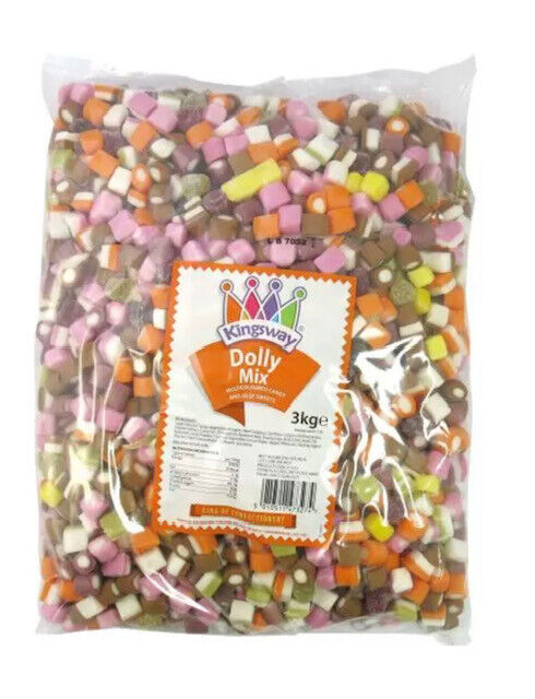 Kingsway Dolly Mixture Fruit Flavour Gummy Sweet Candy Buffet Pick n Mix