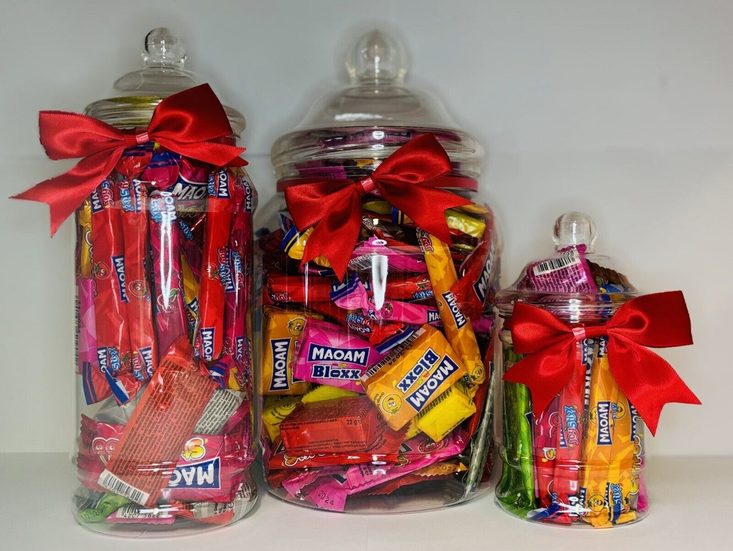 Filled Maoam Chew Bars Bloxx Sweet Candy Buffet Victorian Jar Gift Personalised