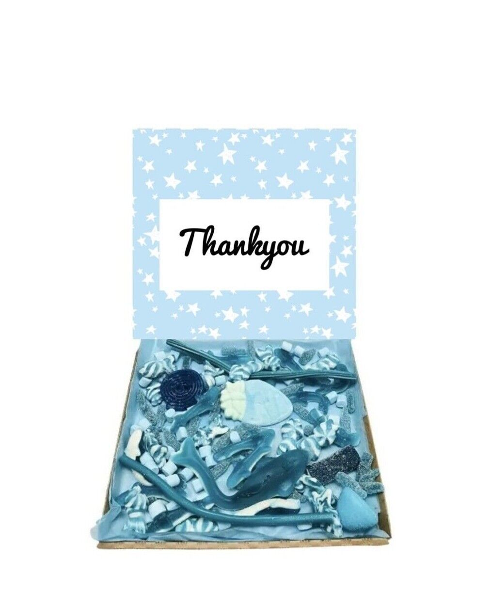 Thank You Gift Pick n Mix Retro Gummy Sweets Chocolate Hamper Present