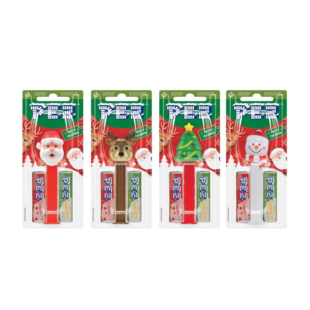 Pez Dispenser Fruit Sweets Candy + Refills Christmas Eve Box Stocking Filler