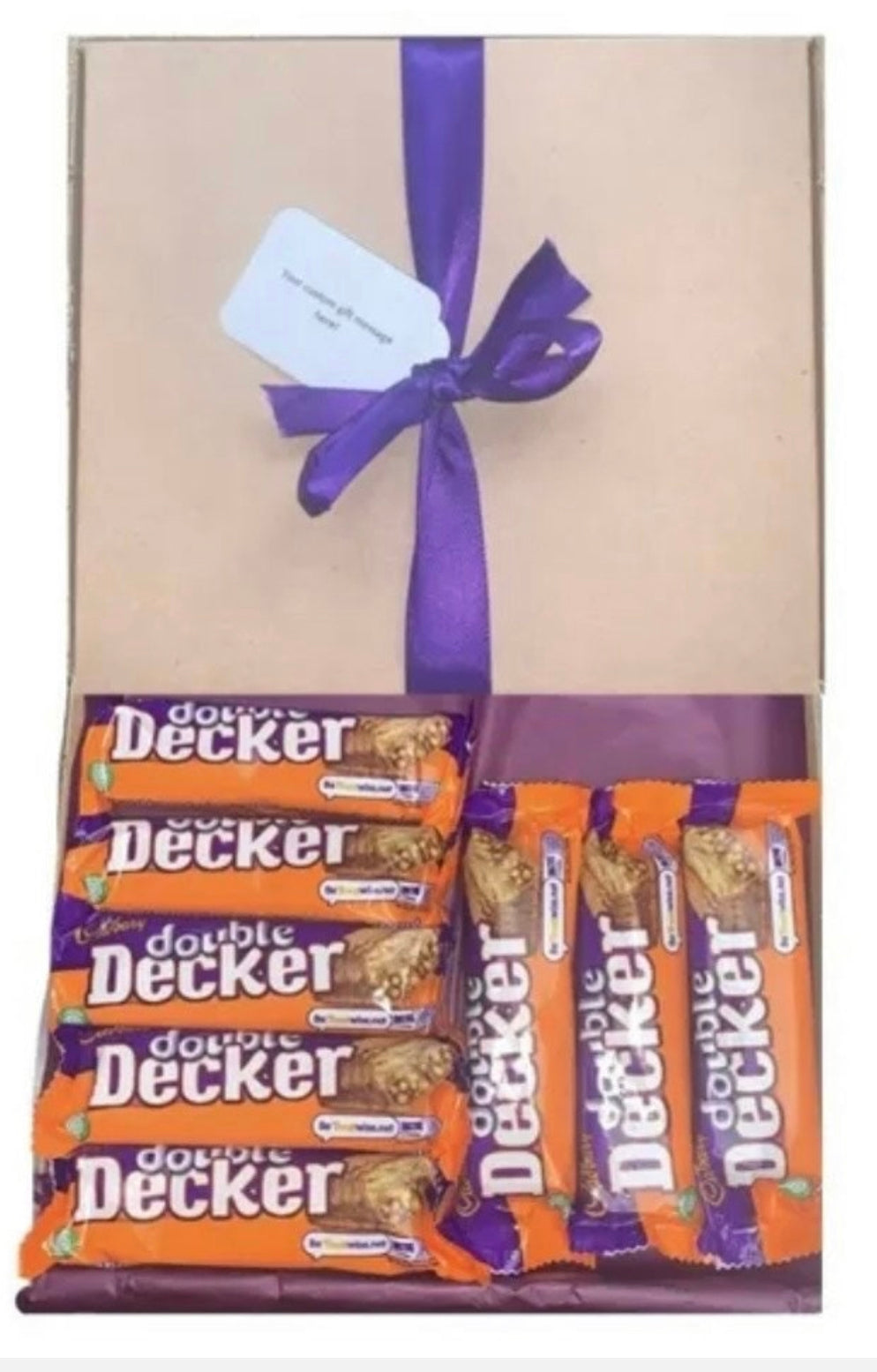 Personalised Cadburys Chocolates Gift Present Sweet Box Birthday Christmas Full Size Bars