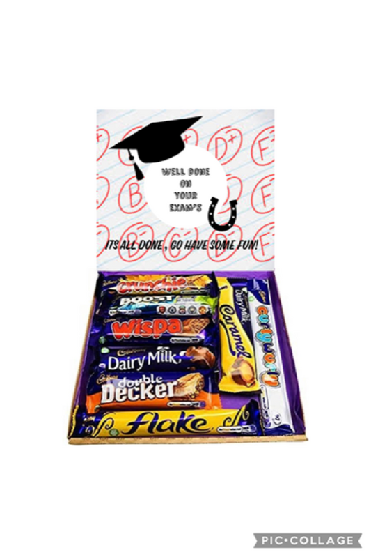 Well Done Passing Exams Chocolates Gift   Hamper Sweet Box Congratulations