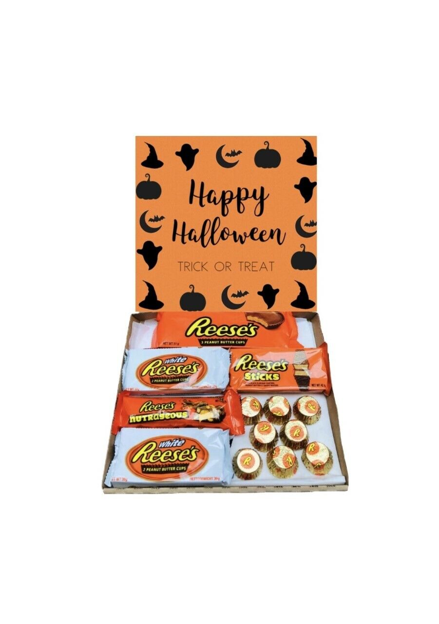 Happy Halloween Sweet Box Reeses Chocolate Hamper Peanut Butter  American Gift